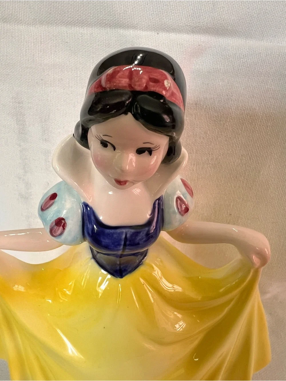Vintage Walt Disney Productions Japan Snow White Ceramic Disney Princess